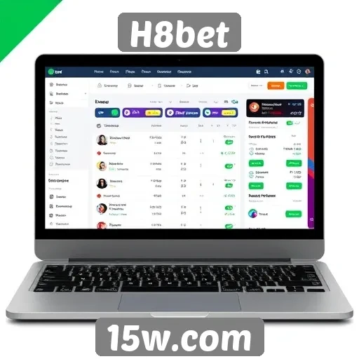 Entenda a interface do usuário no H8bet